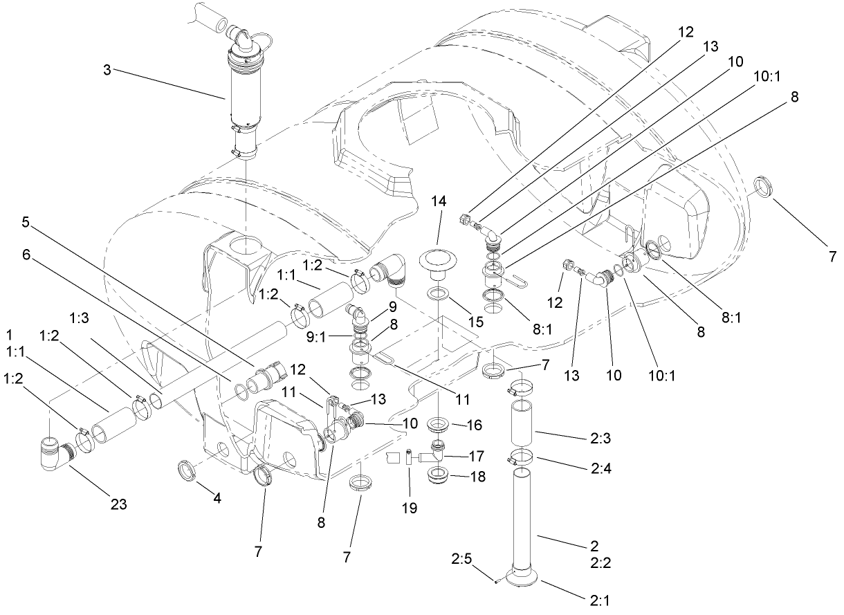 Internal Sprayer Component Assembly No. 2