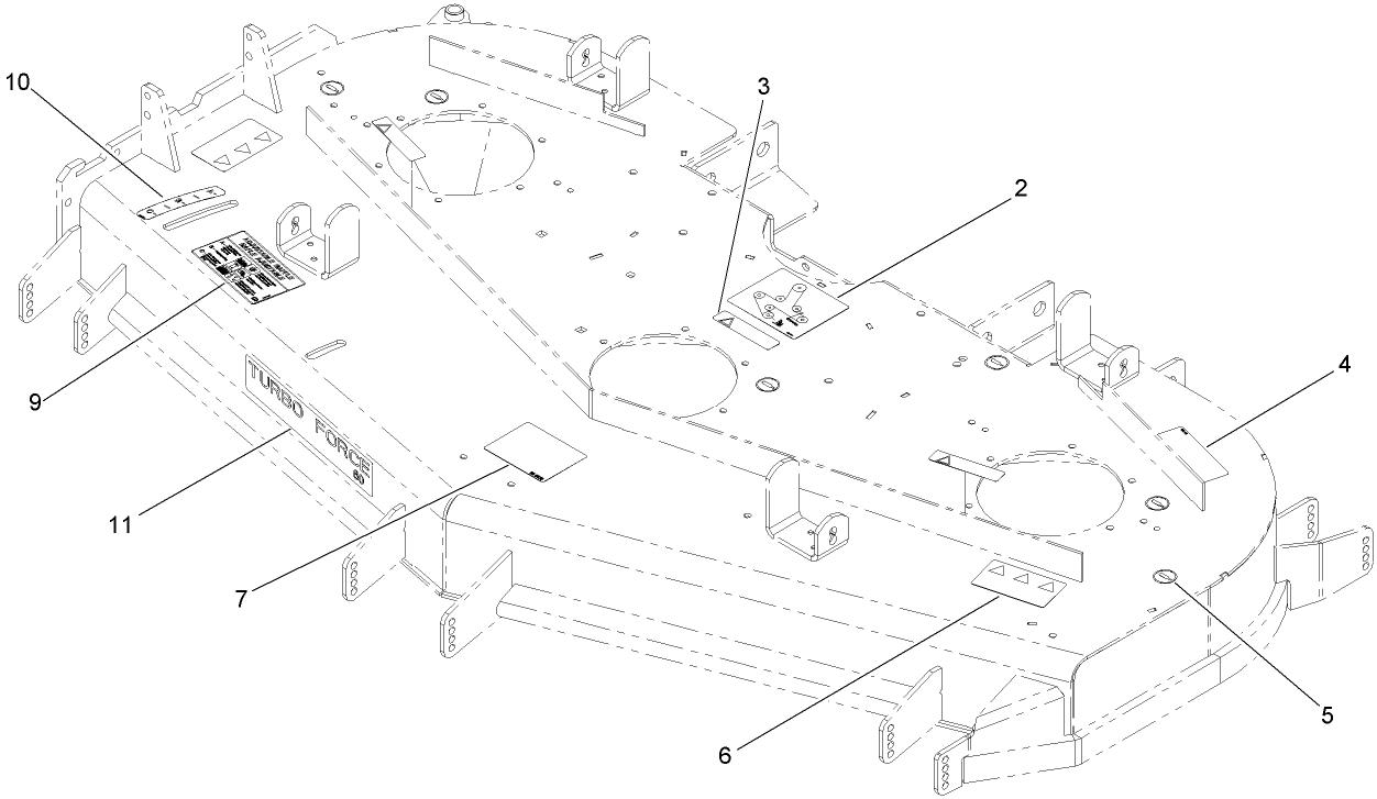 Deck Decal Assembly No. 108-5944