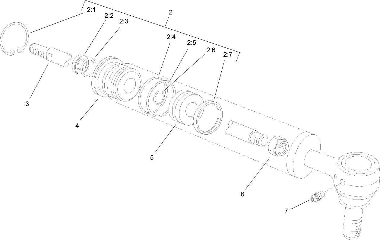 Hydraulic Cylinder Assembly No. 93-6510