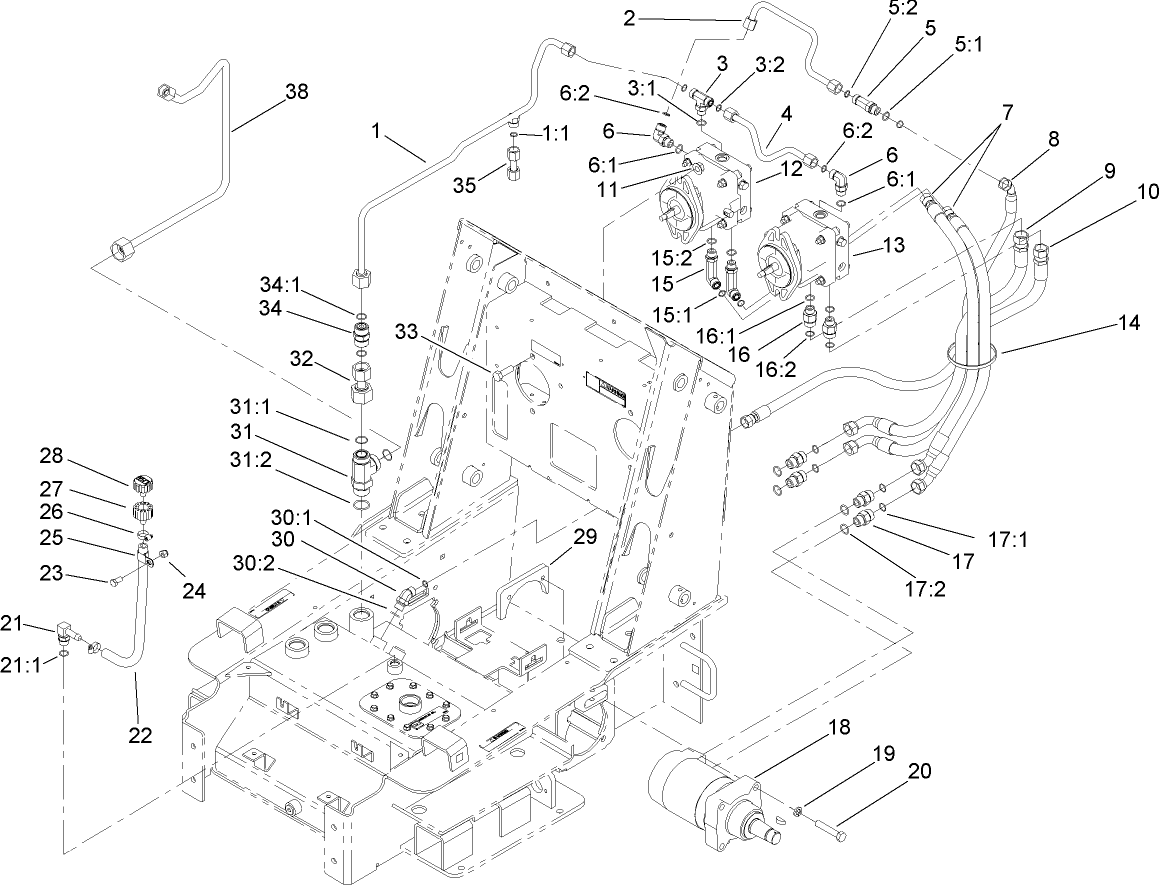 Traction Hydraulic Assembly