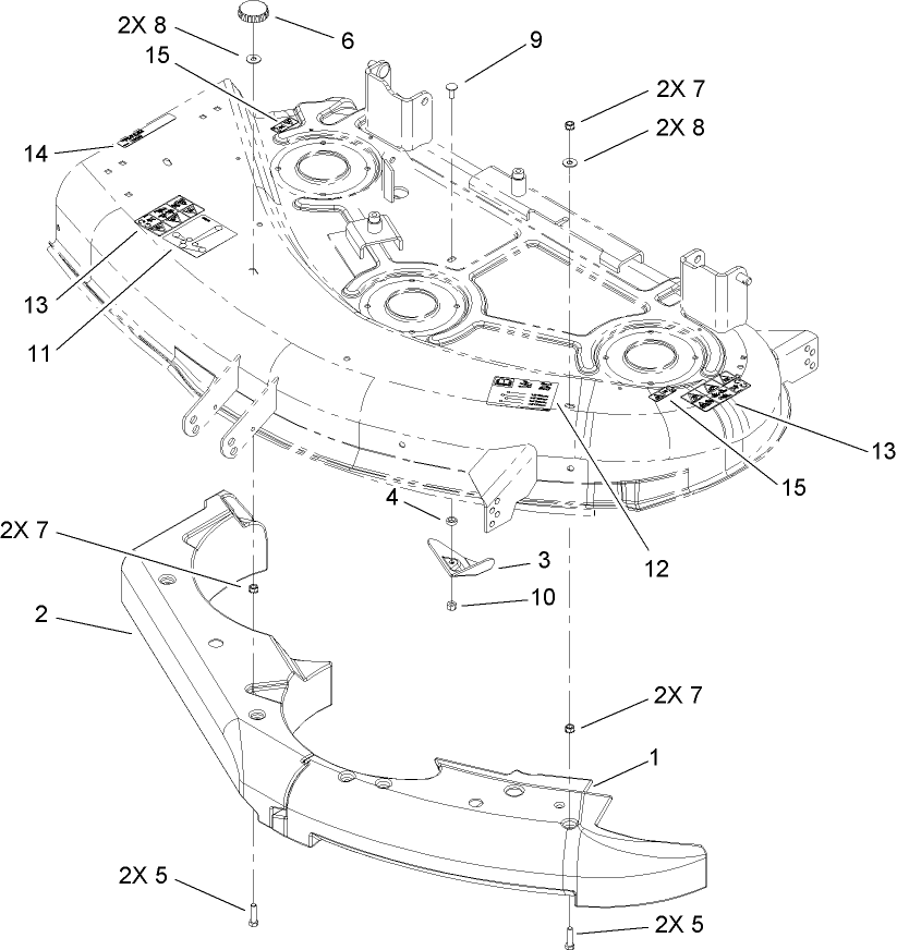 44in Recycler and Decal Assembly