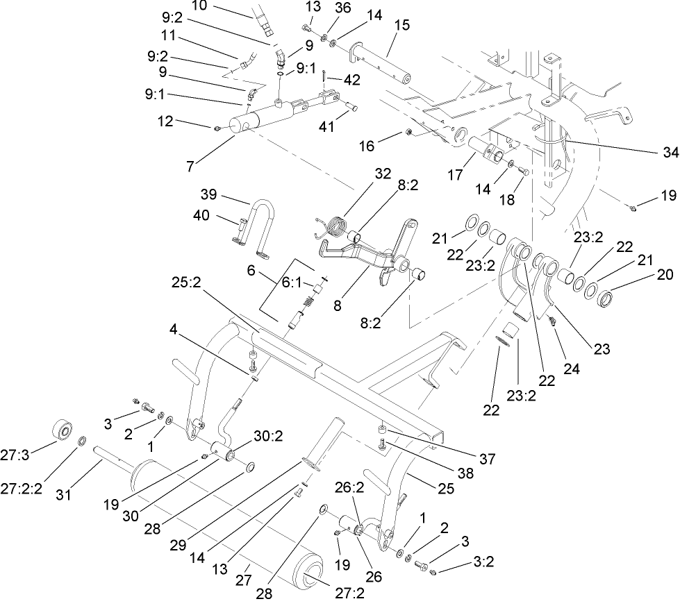 Rear Pull Frame Assembly