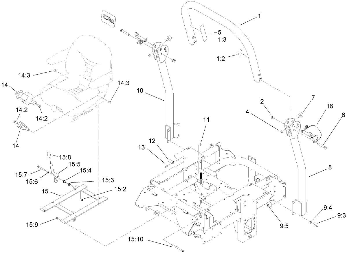 Roll-Over Protection System Assembly No. 110-0877