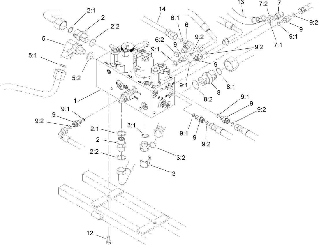 Manifold Block Installation Assembly
