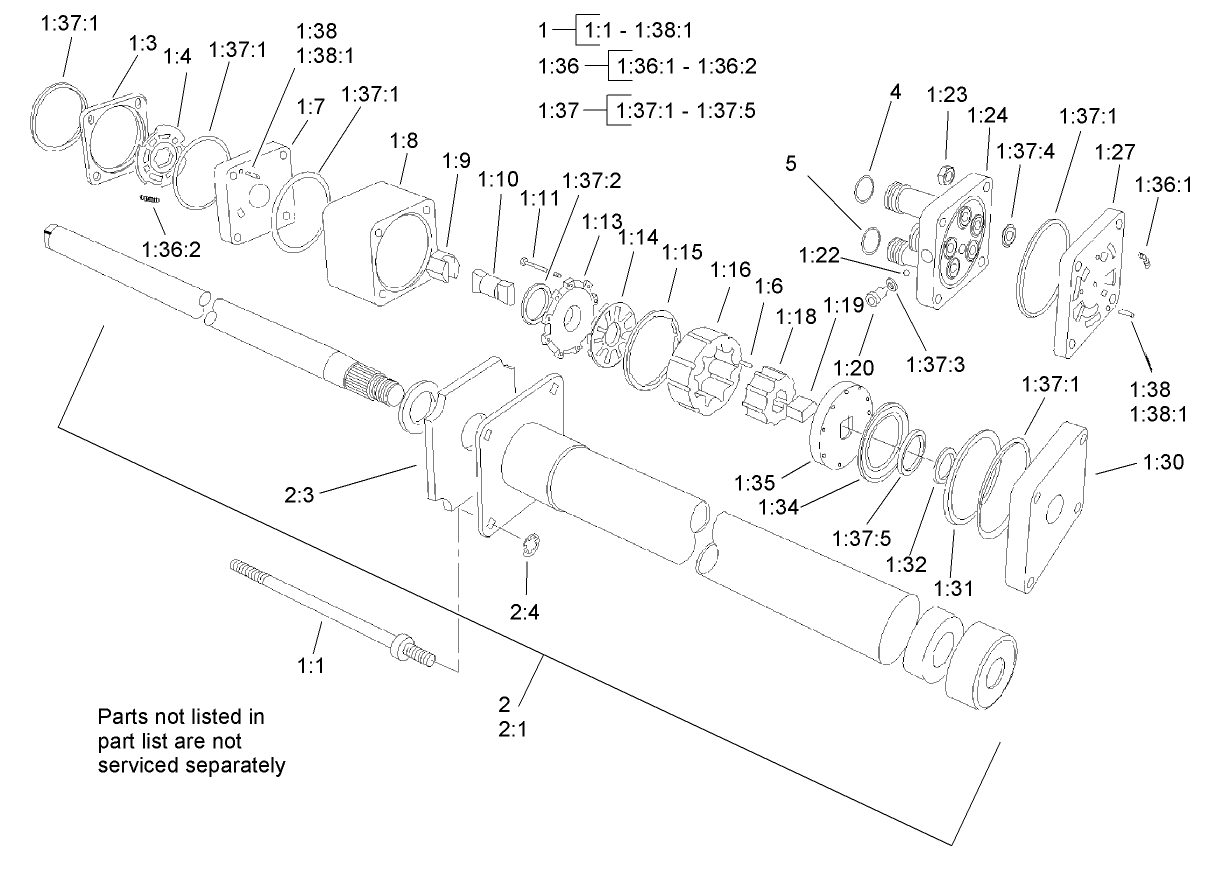 Steer Valve and Column Assembly No. 108-6557