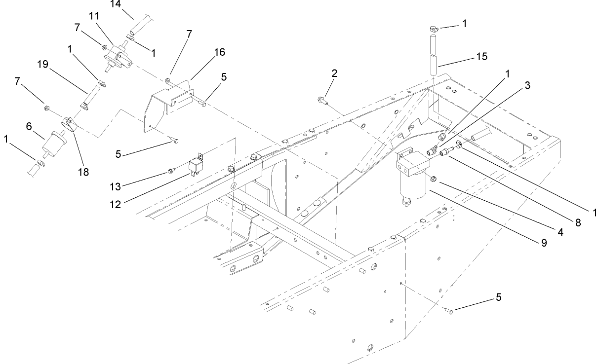Water and Fuel Filter Assembly