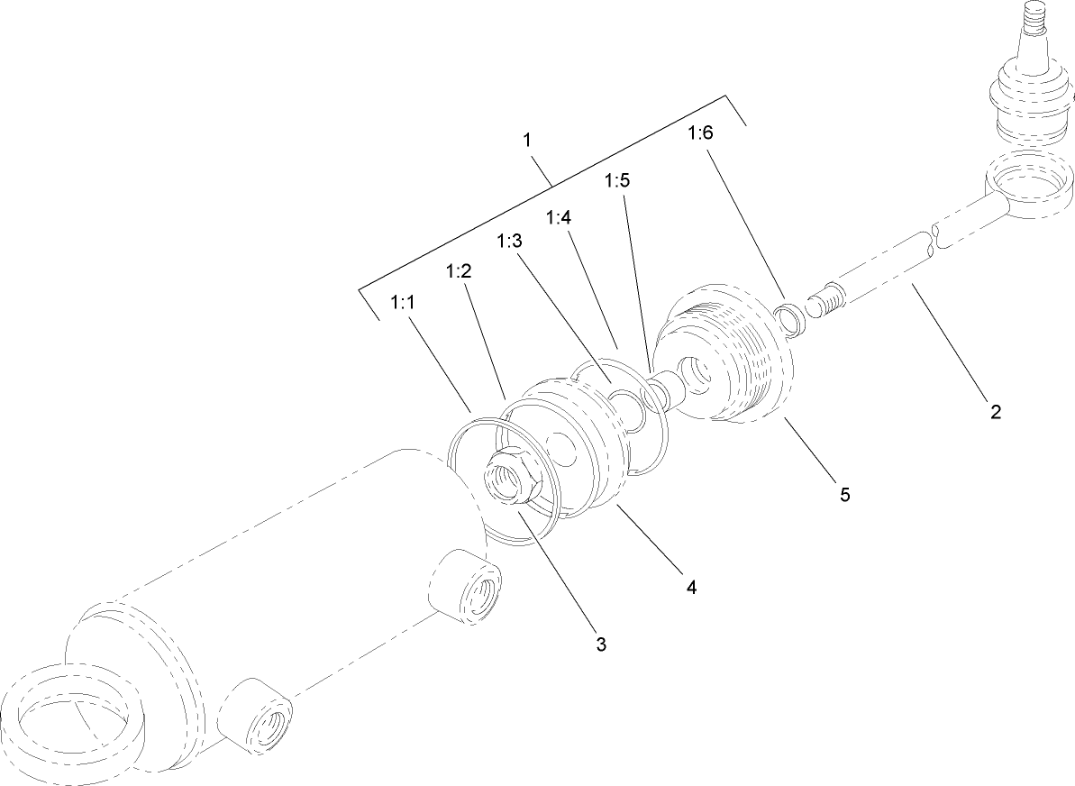Hydraulic Cylinder Assembly No. 92-7828