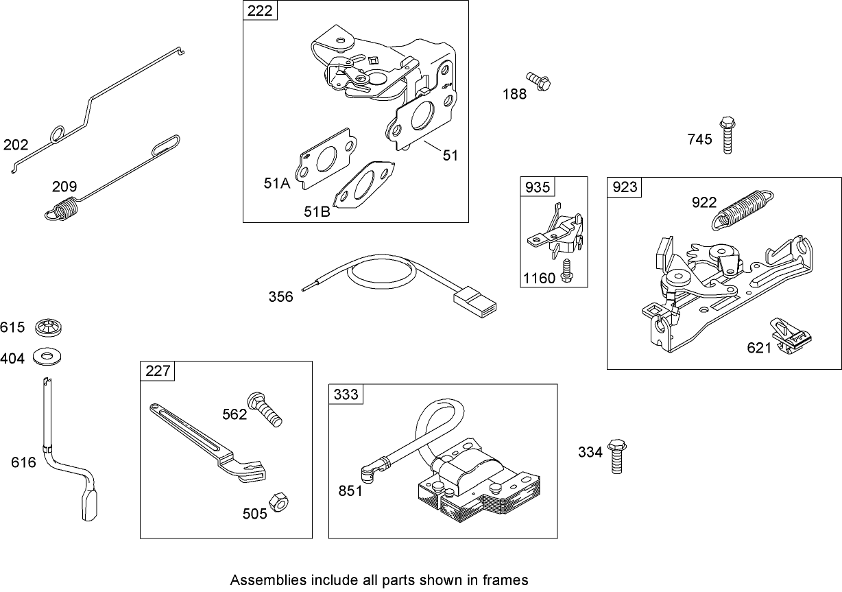 Governor Assembly Briggs and Stratton 122607-0208-B1