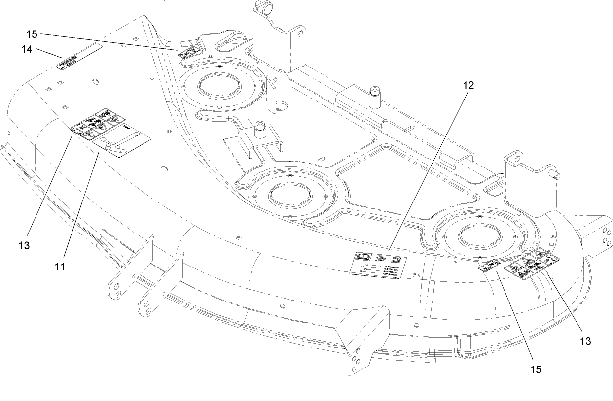 44in Deck Decal Assembly