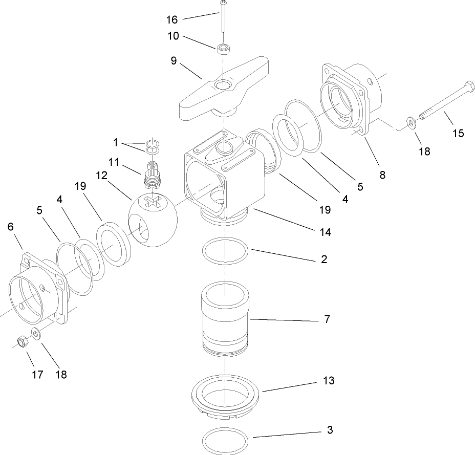 3-Way Valve Assembly No. 104-9069