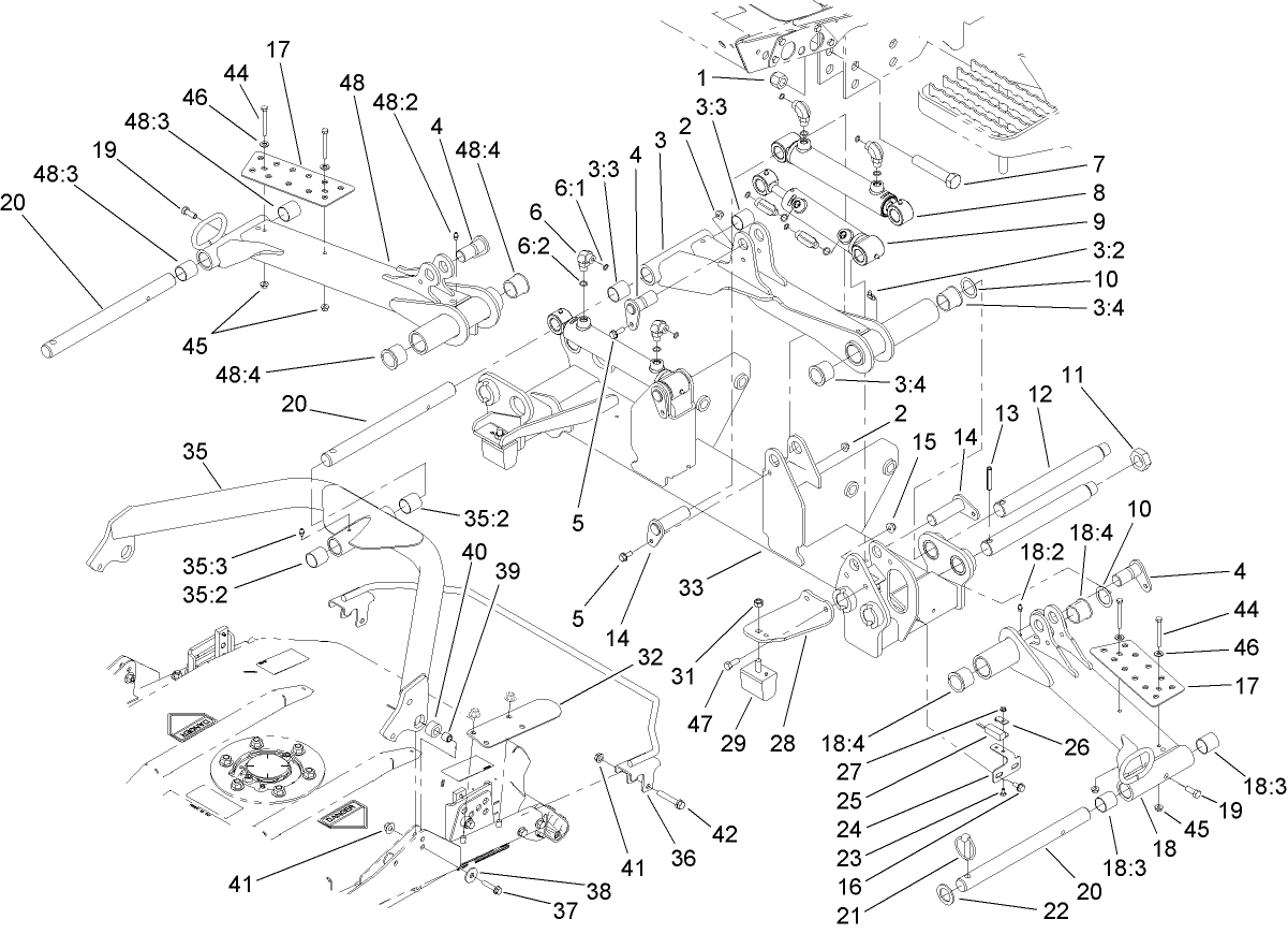 Front Lift Arm Assembly