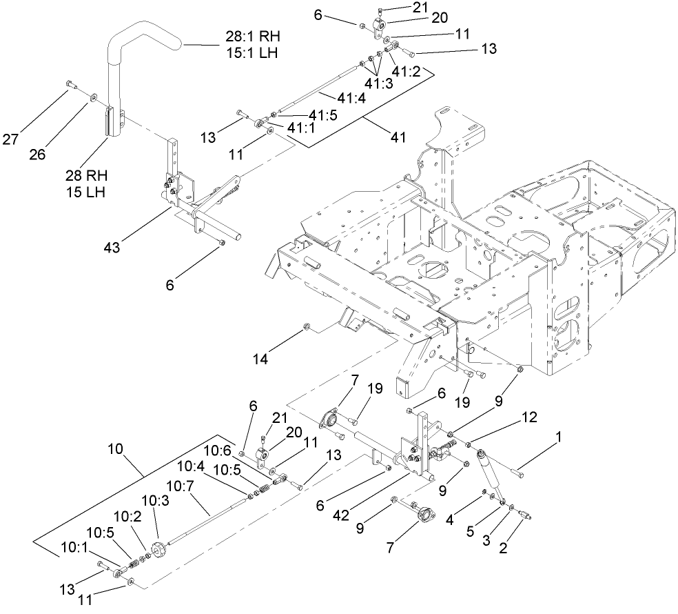 Parts – Z400 Z Master, With 52in 7-Gauge Side Discharge Mower | Toro