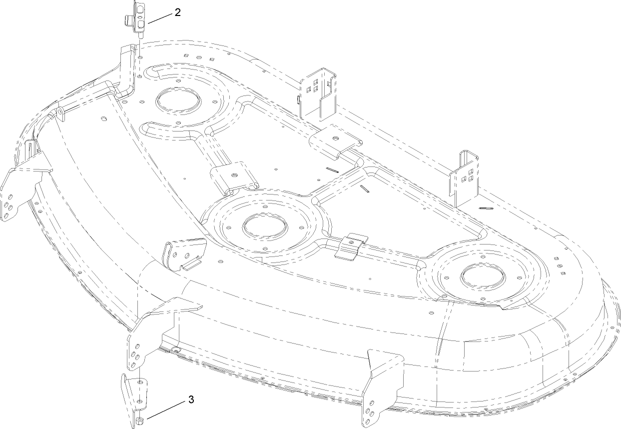 50 Inch Deck Discharge Chute and Blade Assembly