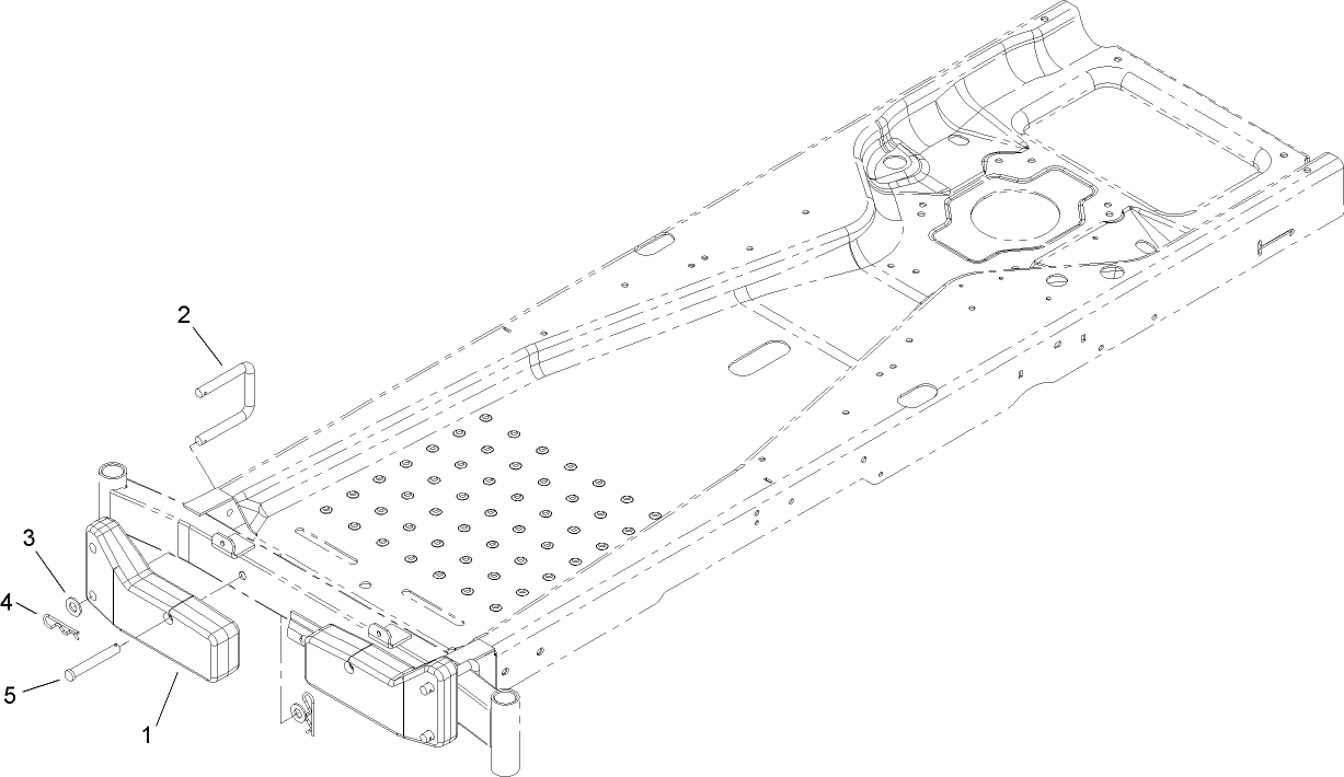Front Bagger Counter Weight Assembly