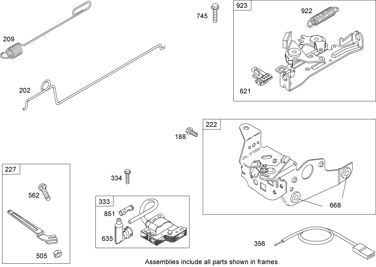 Governor Assembly Briggs and Stratton 126T02-1841-B1