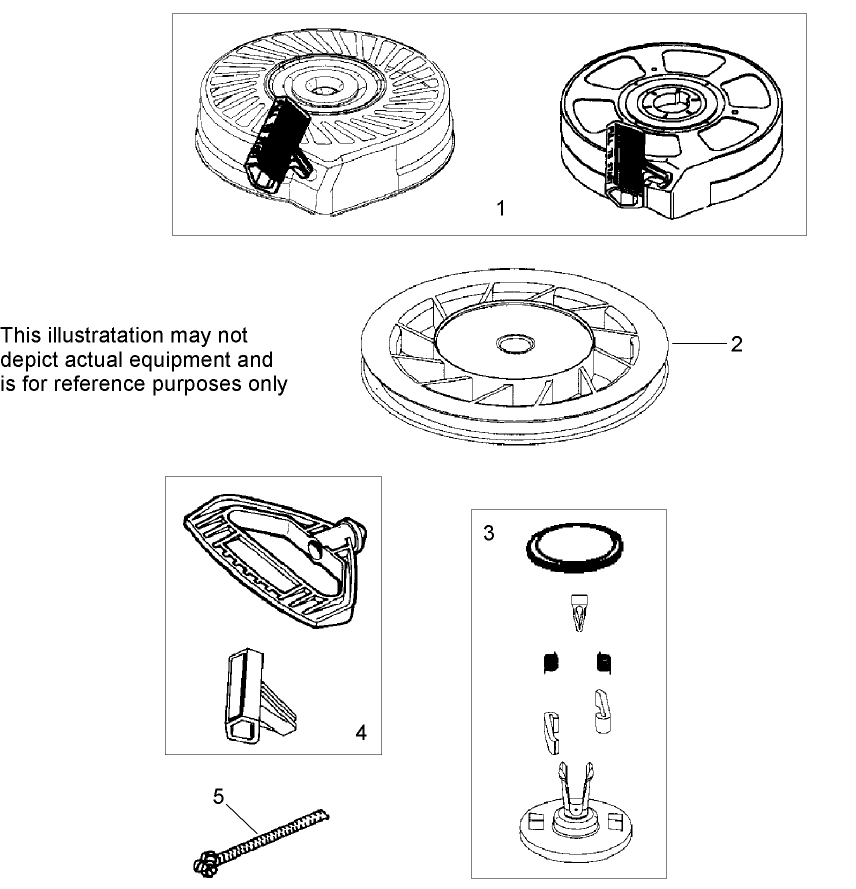 Rewind Starter Assembly No. 590739 Tecumseh LV195XA-362086E