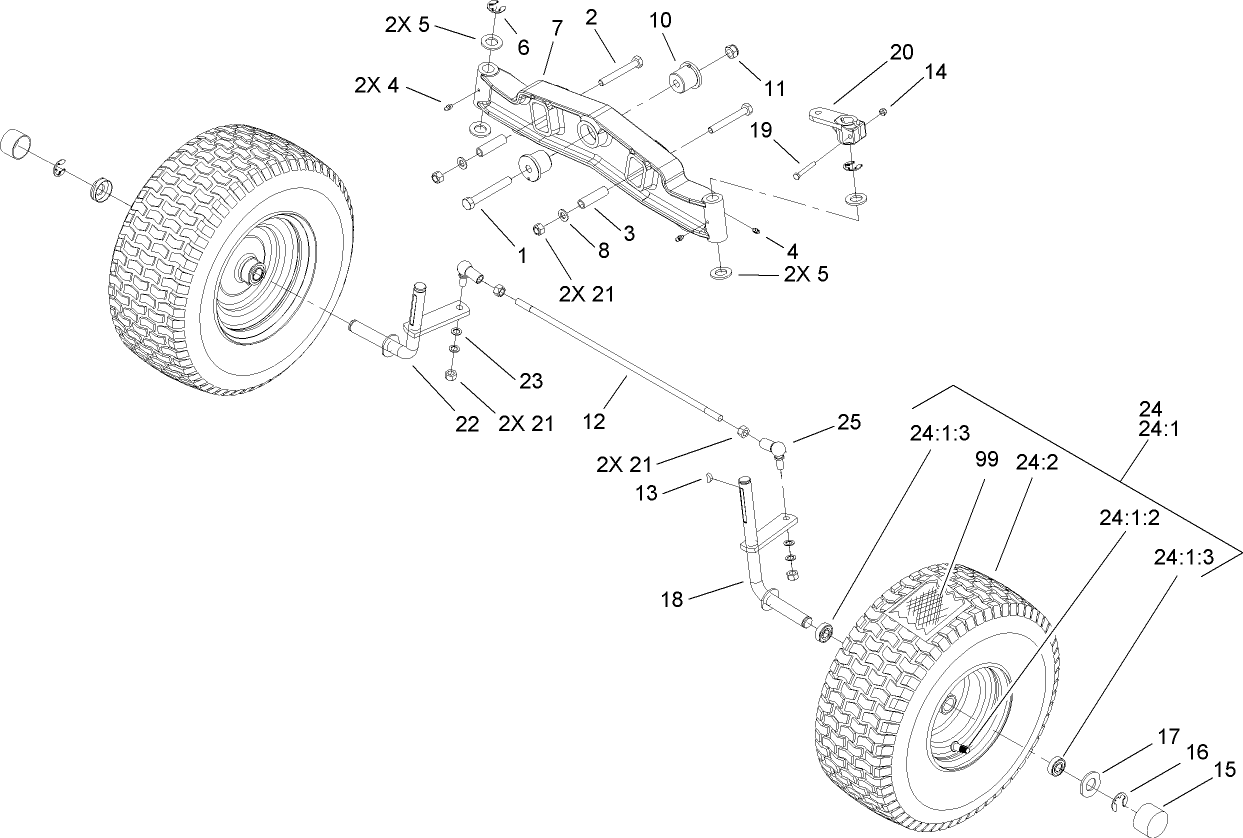 Front Axle Assembly