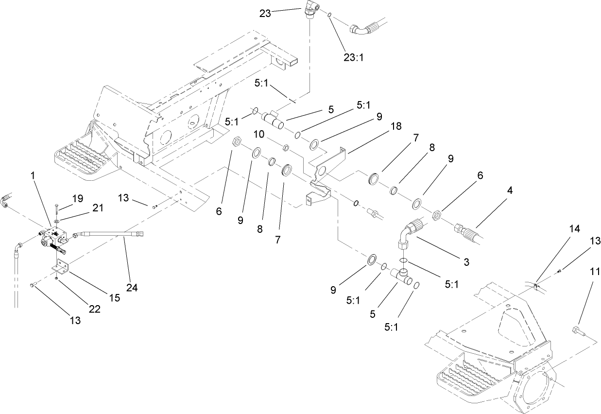 Front Hydraulic Drive Assembly