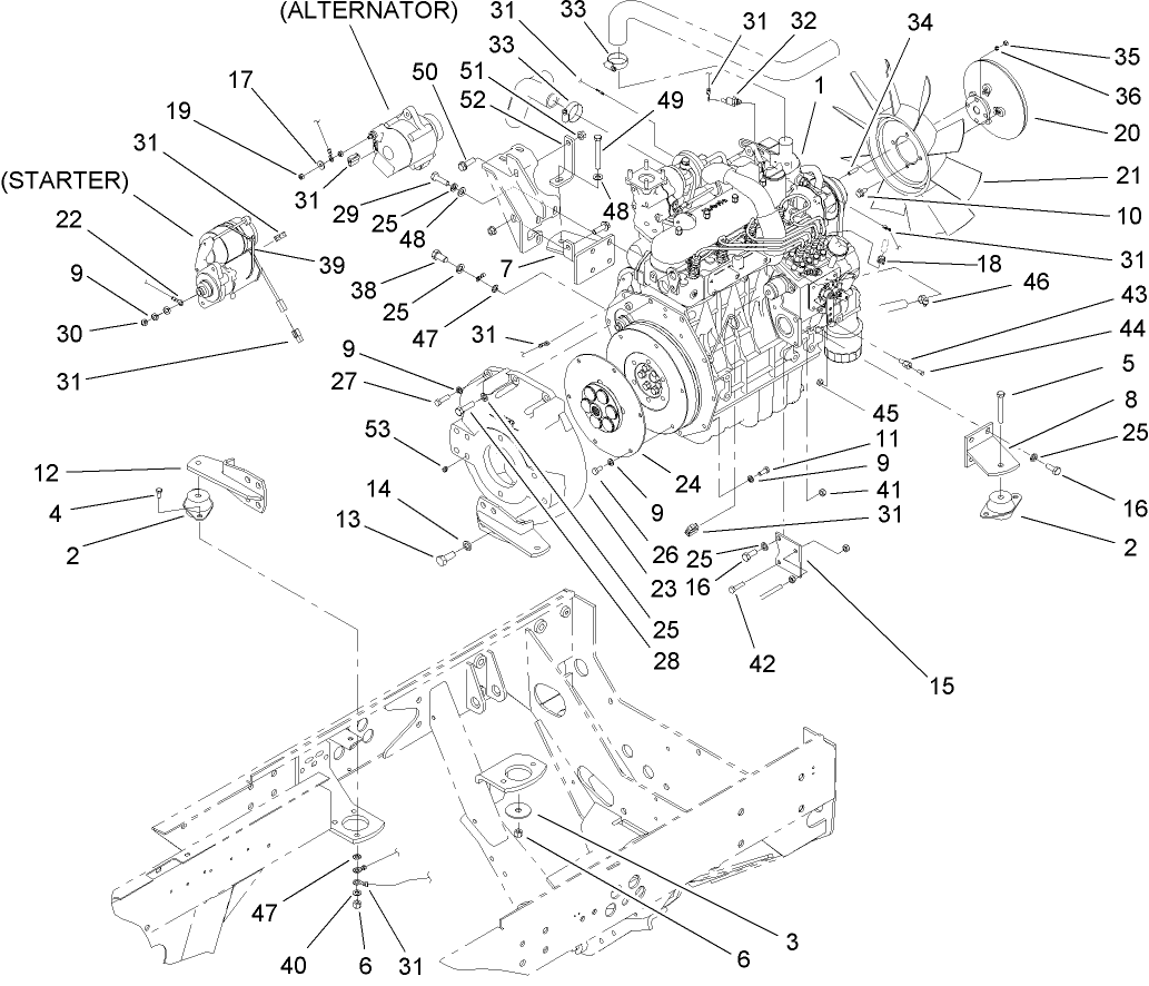 Engine Installation Assembly