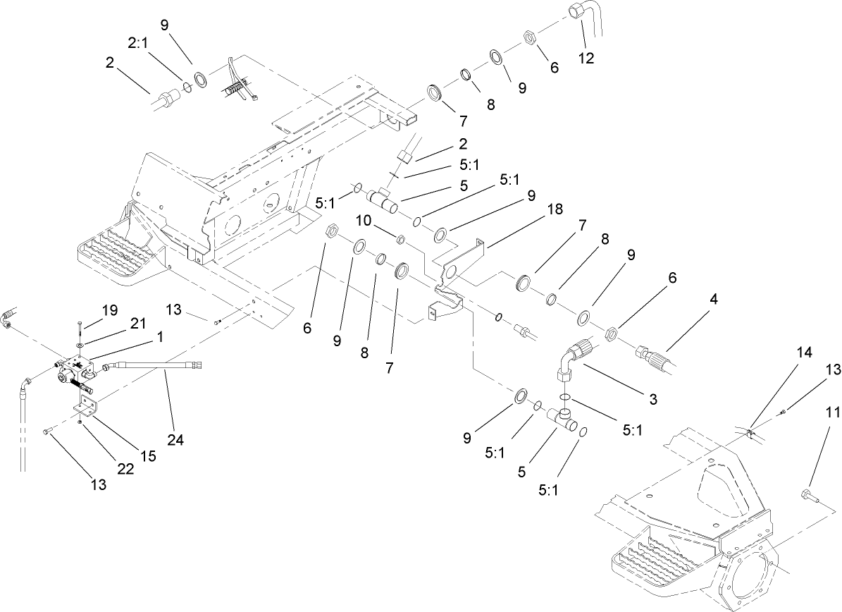 Front Hydraulic Drive Assembly