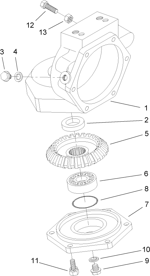 Axle Case Assembly  Rear Axle Assembly No. 106-1120