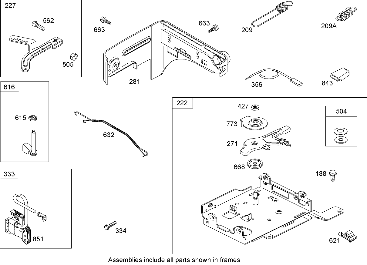 Governor Assembly  Briggs and Stratton 126302-0210-B1