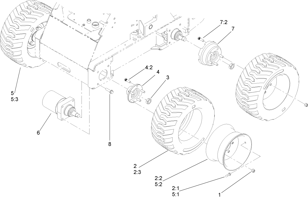 Wheel and Motor Assembly
