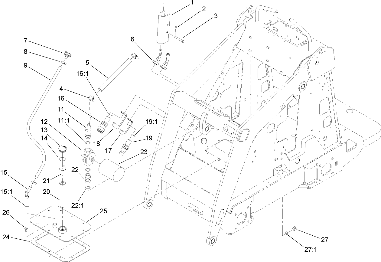Hydraulic Tank and Filter Assembly