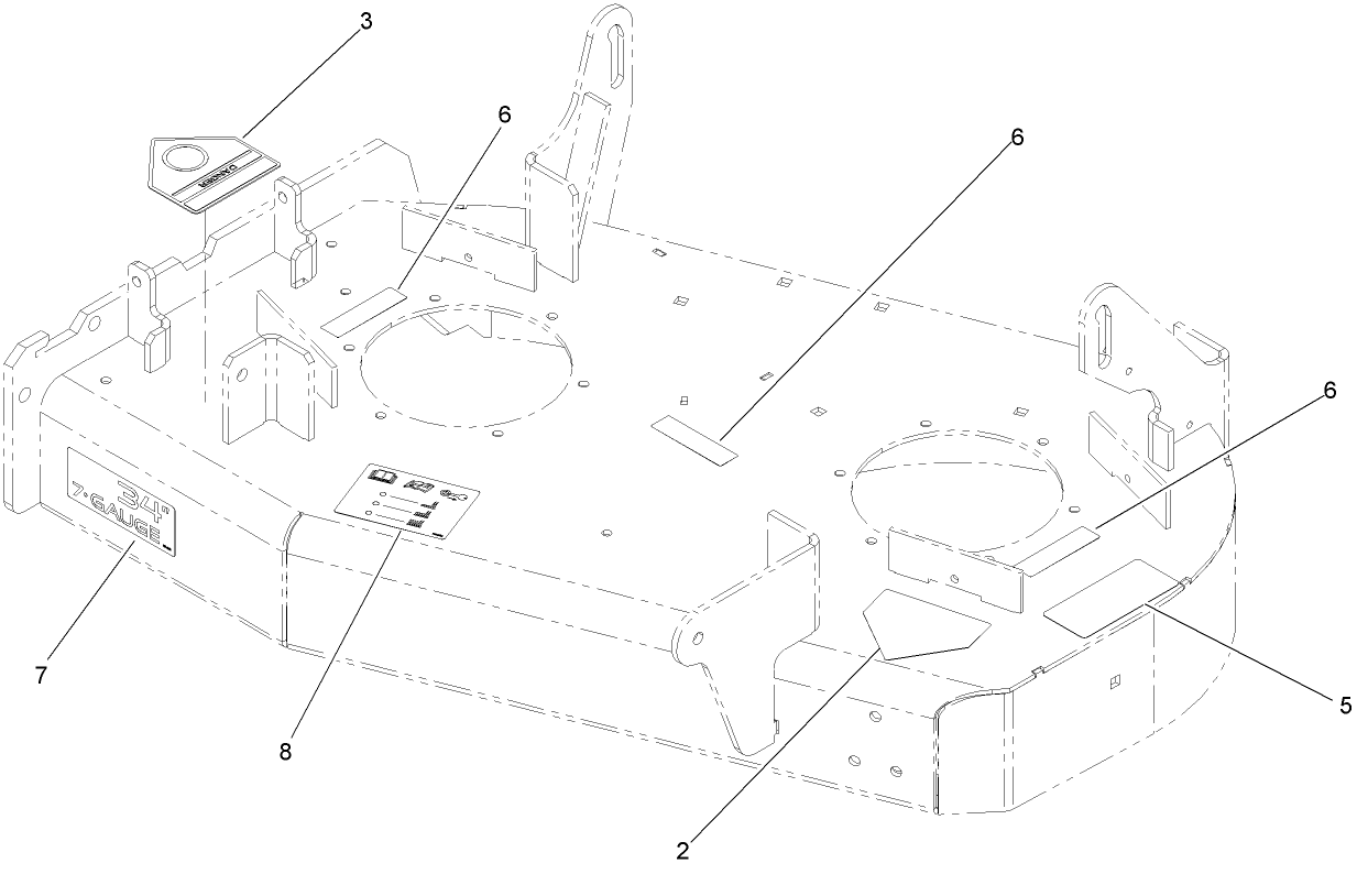 Deck Decal Assembly No. 114-0503