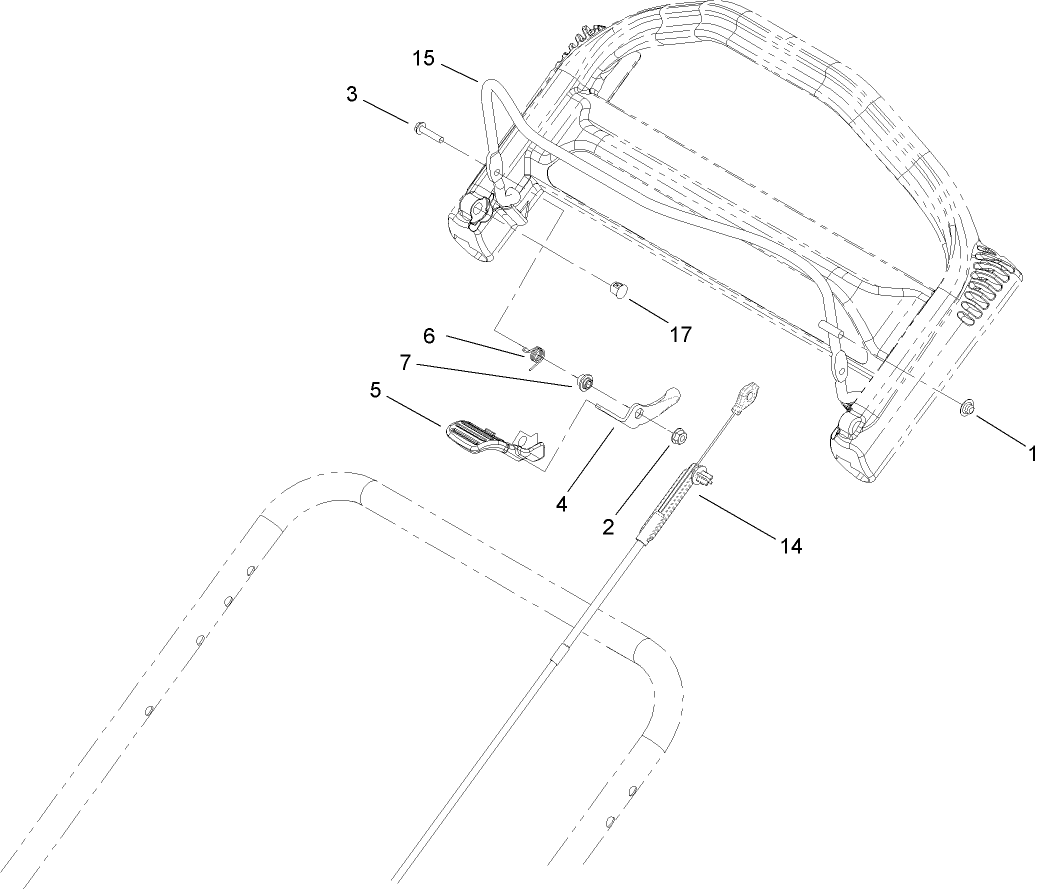 Brake Bail and Cable Assembly