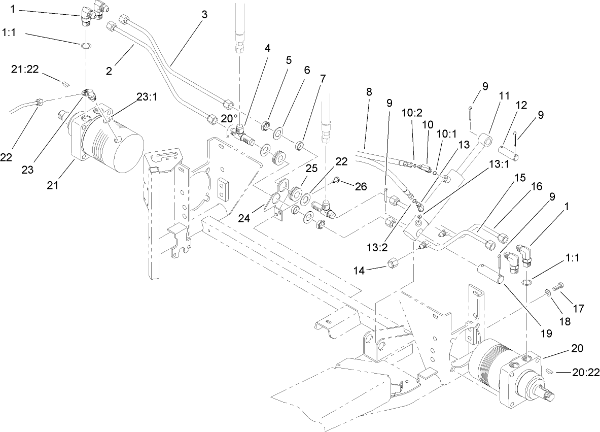 Rear Wheel Drive Assembly