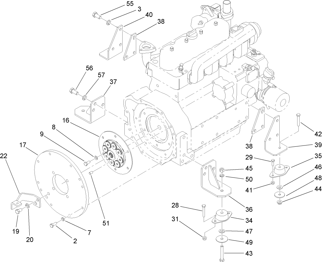 Engine Installation Assembly
