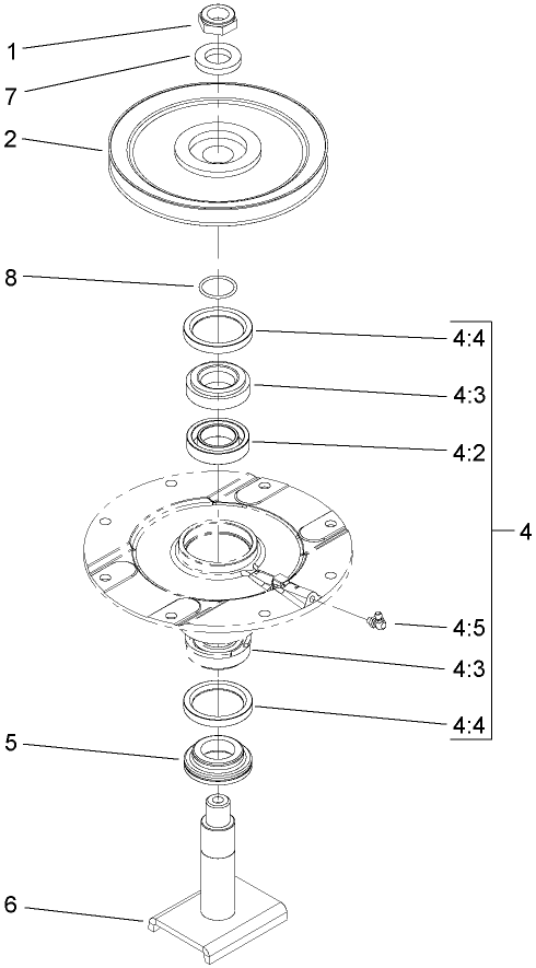 Low Driven Idler Assembly No. 104-3532
