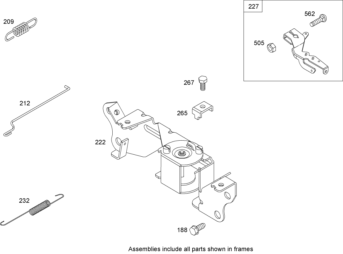 Governor Assembly  Briggs and Stratton 303440-1326-E1