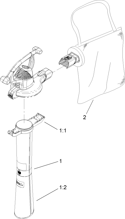 Vac Tube and Bag Assembly