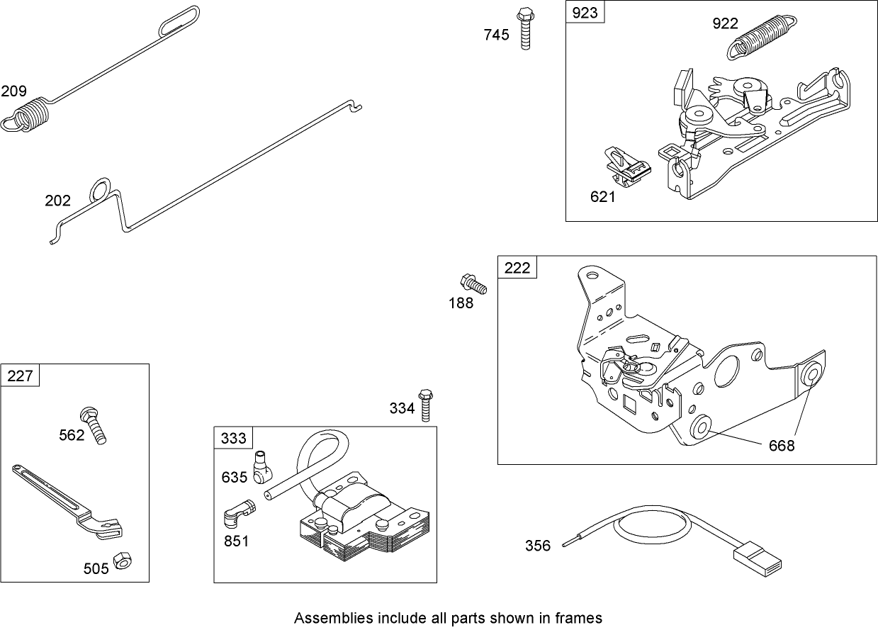 Governor Assembly  Briggs and Stratton 12H802-2037-B1