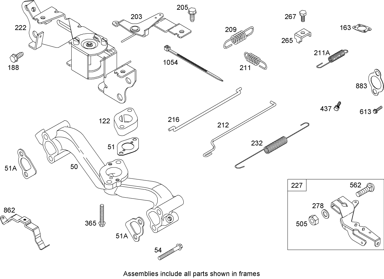 Governor Assembly Briggs and Stratton 305447-0203-E1