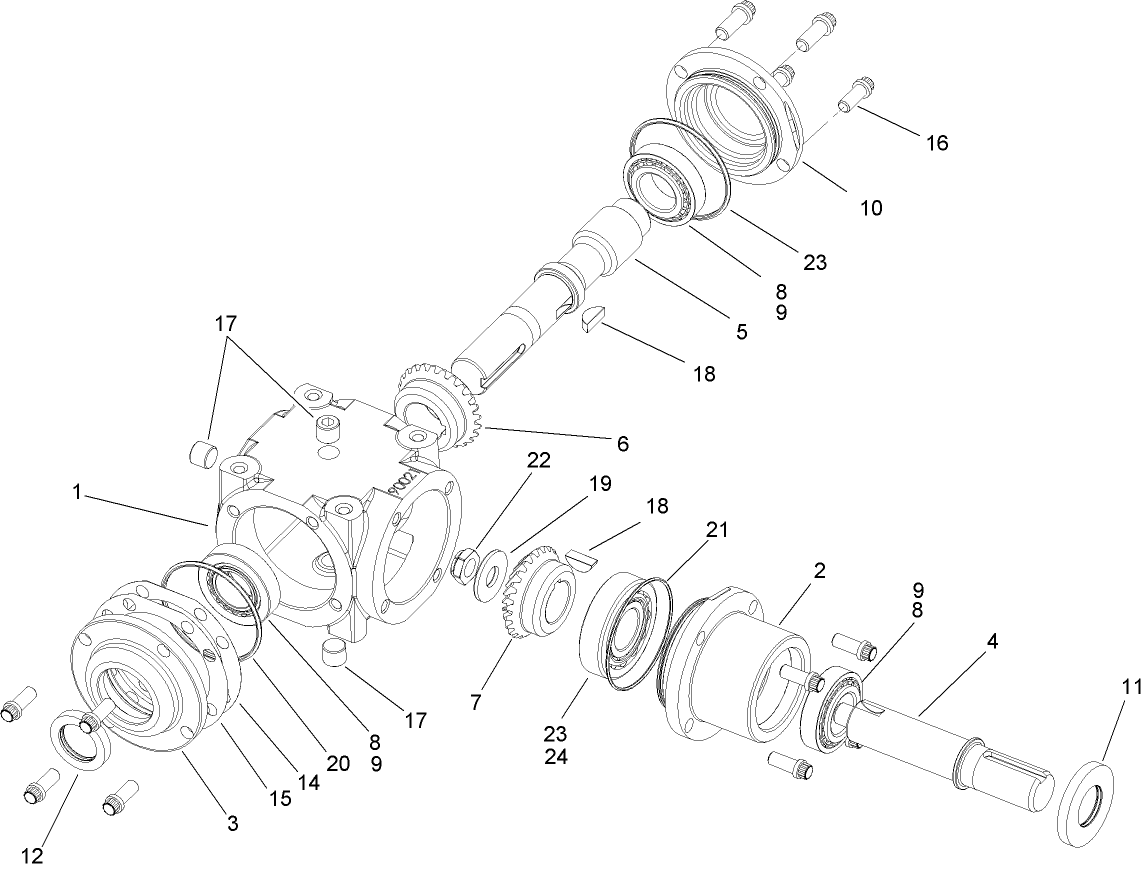 90 Degree Gearbox Assembly No. 110-5771