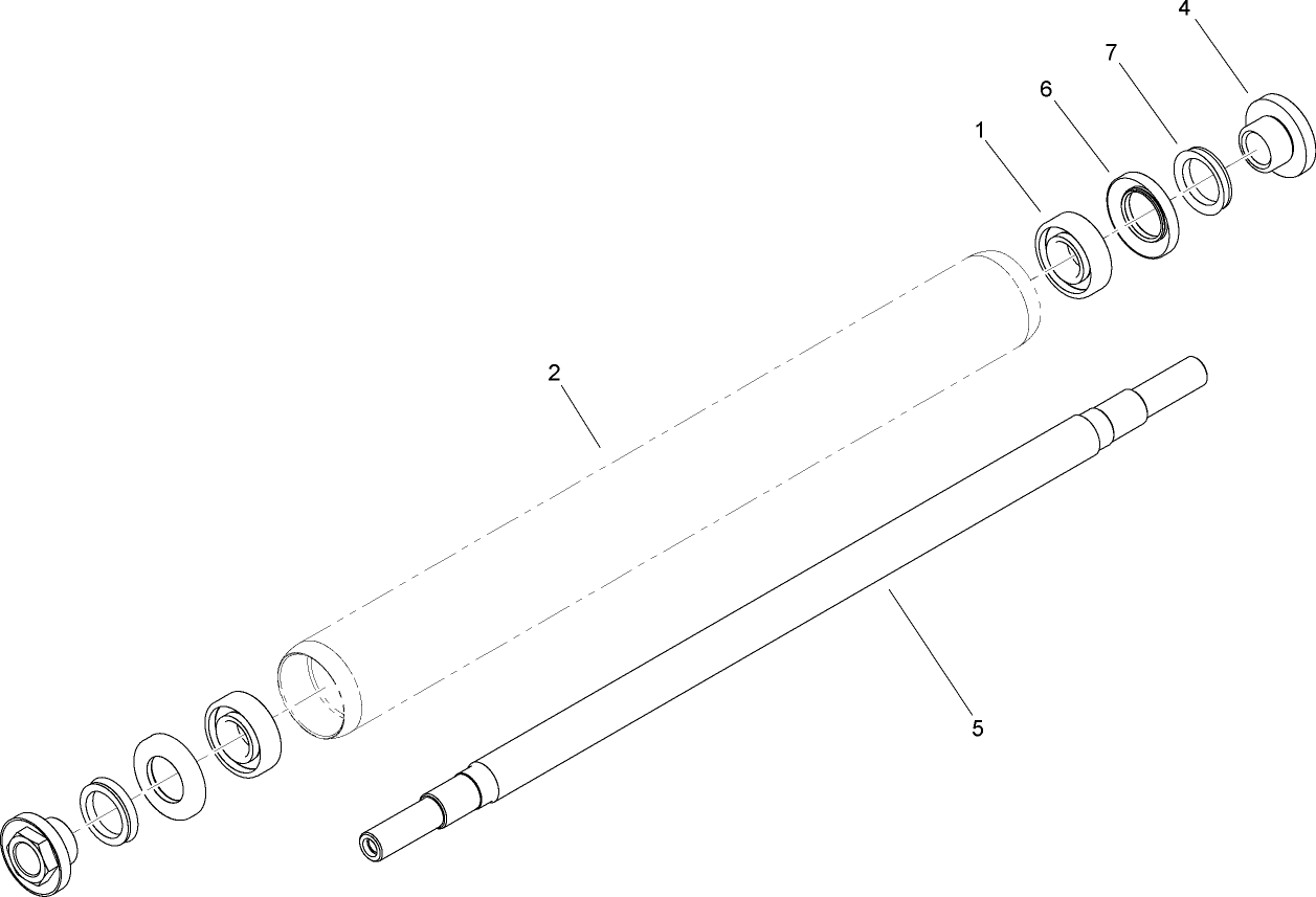 18 Inch Full Roller Assembly No. 112-9357