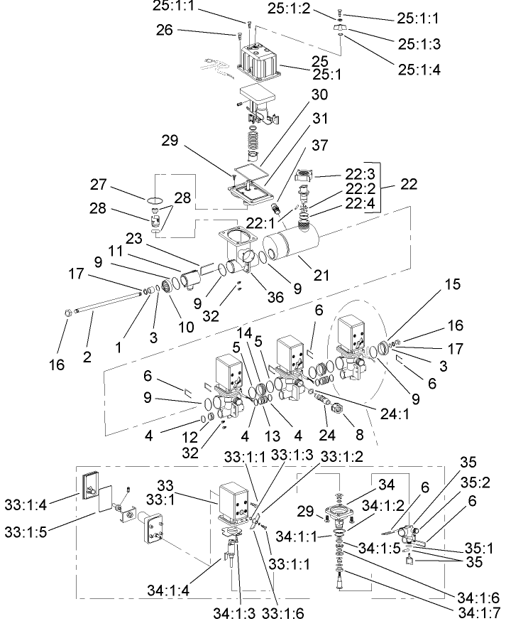 EVC Control Valve Assembly