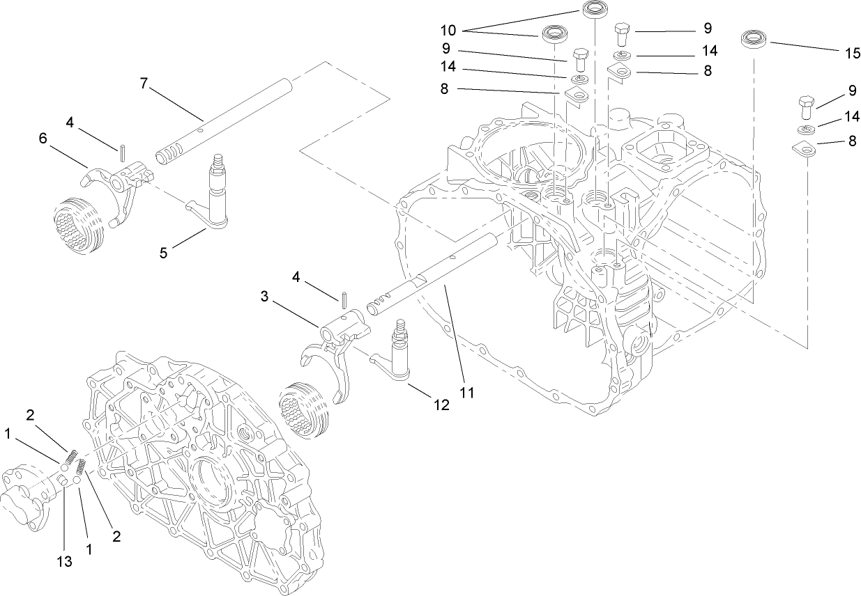 Shift Fork Assembly Transaxle Assembly No. 104-9078
