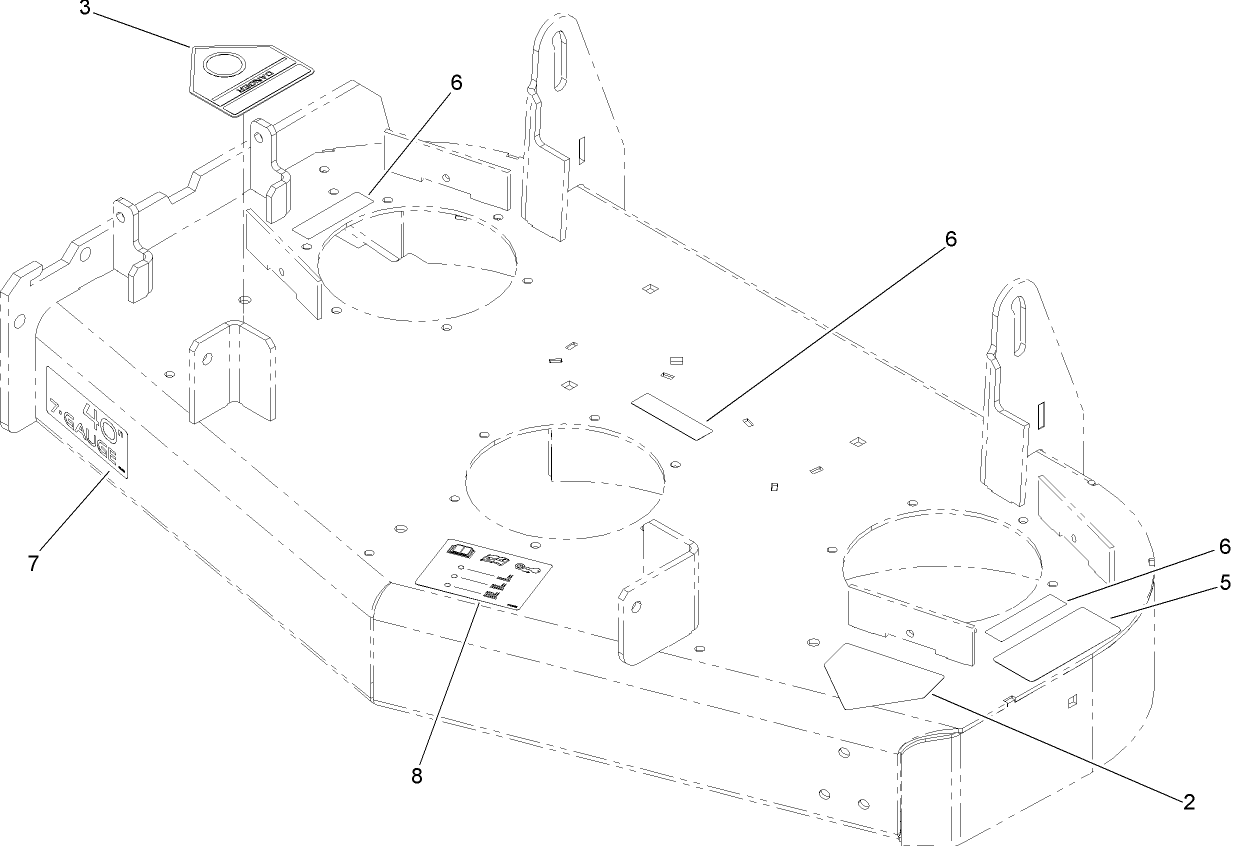 Deck Decal Assembly No.114-0518