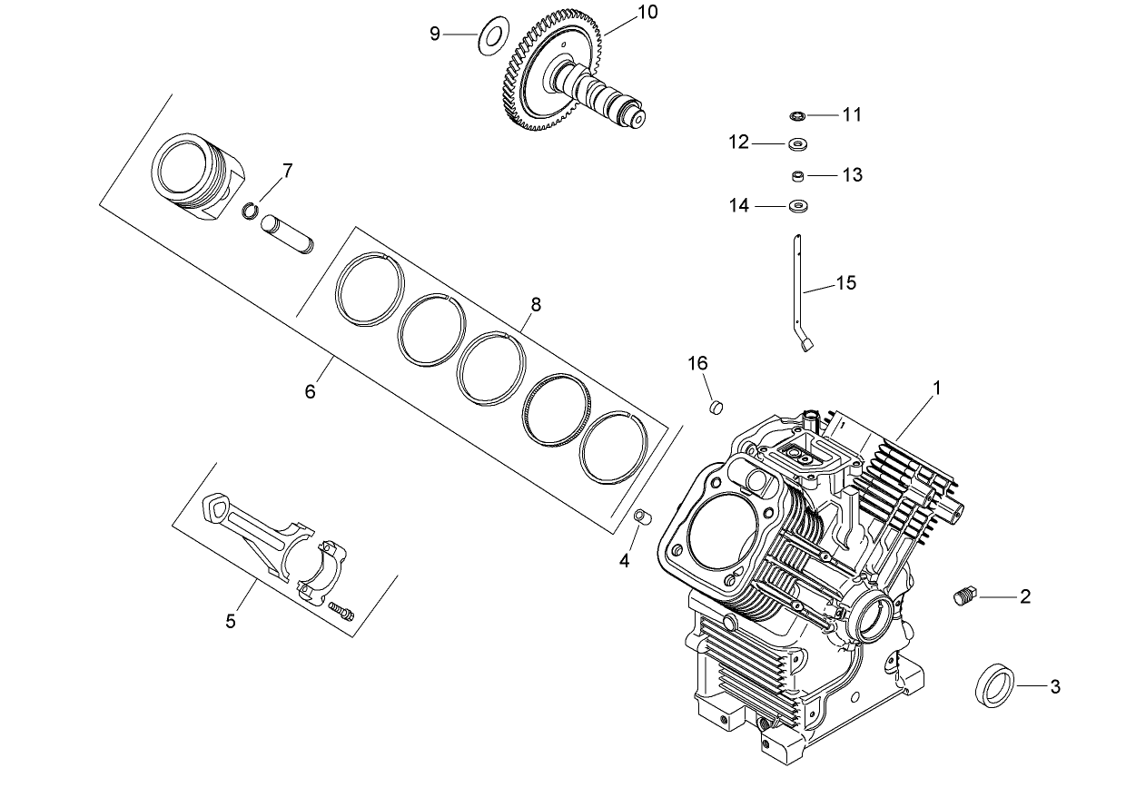 Crankcase Assembly Kohler CH730-0162
