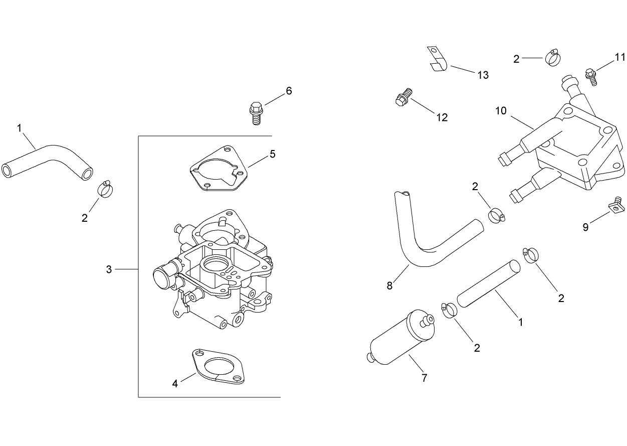 Fuel System Assembly Kohler CH730-0162