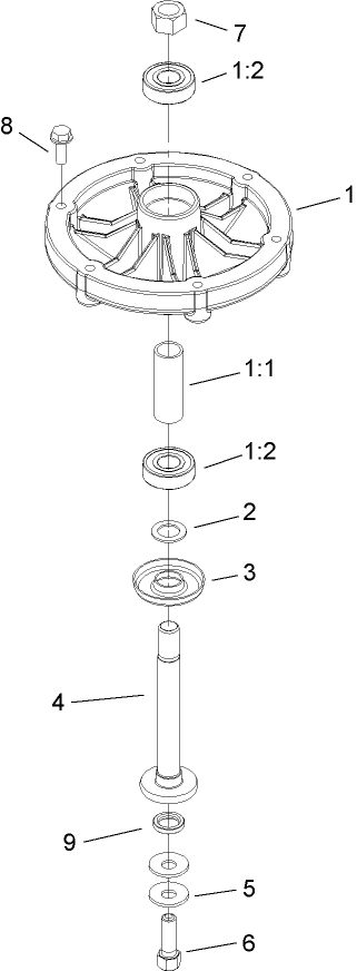Cutter Housing Assembly No. 109-6394