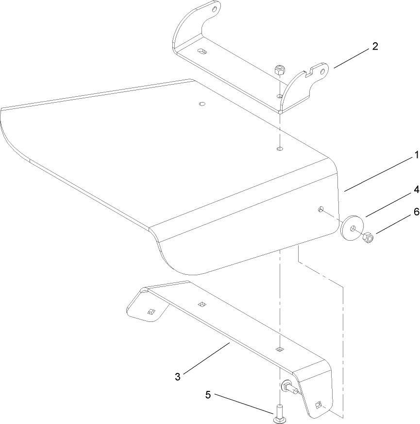 Rubber Deflector Assembly No. 114-1651