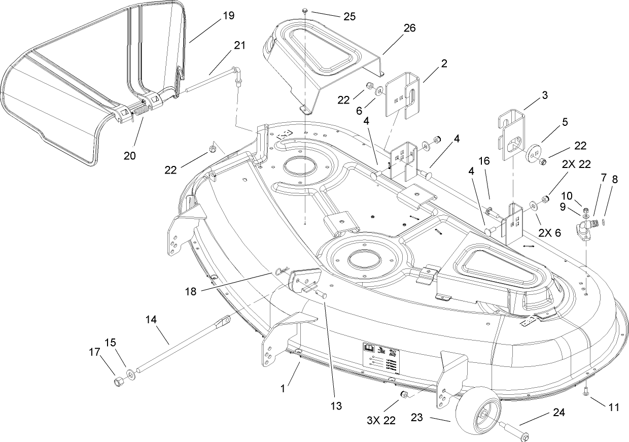 50 Inch Deck Assembly