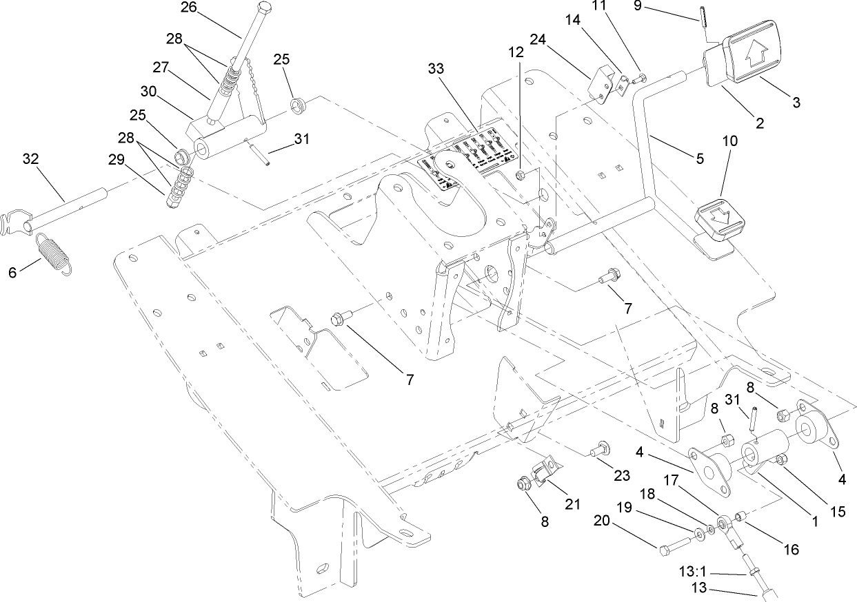 Traction Pedal Assembly