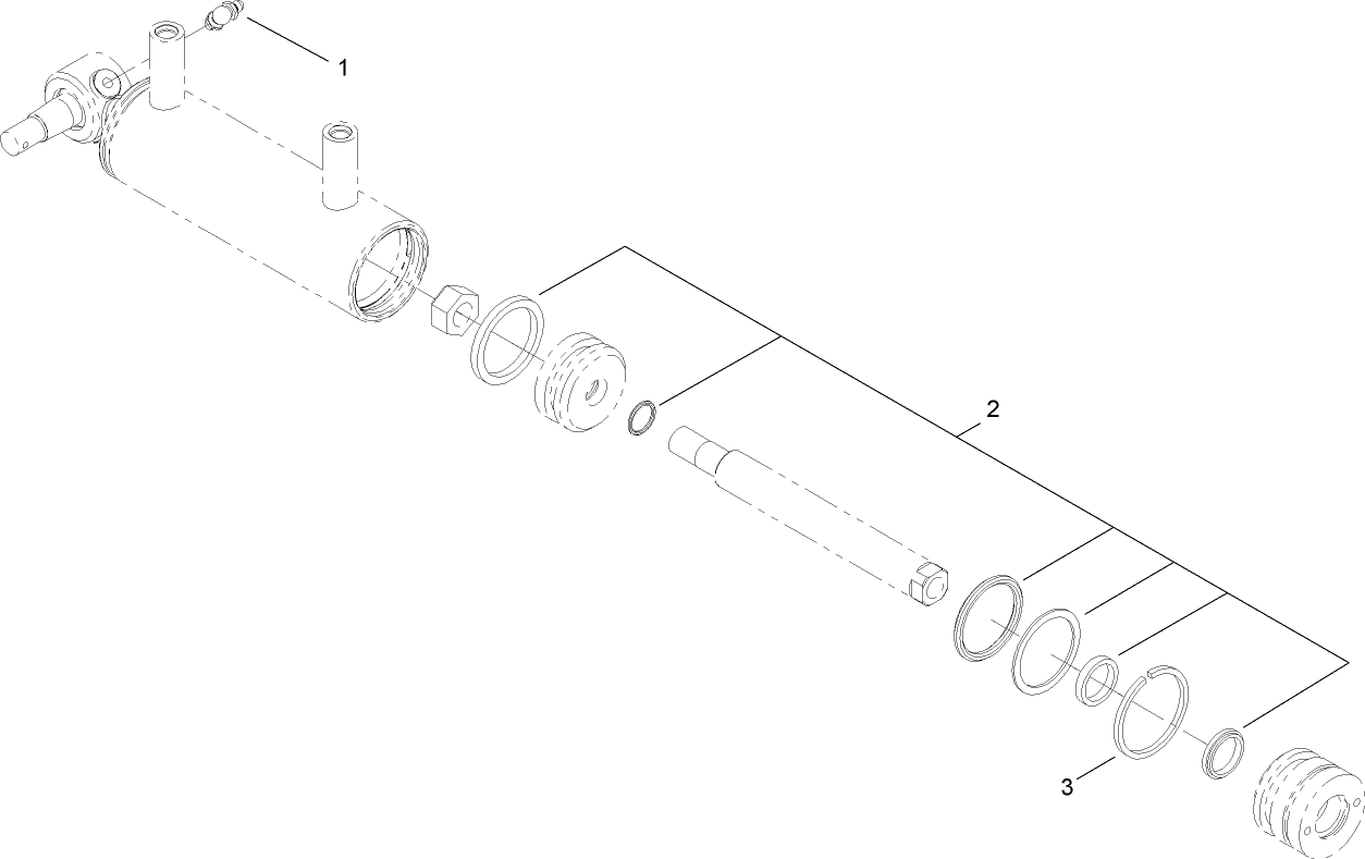 Hydraulic Cylinder Assembly No. 100-8278