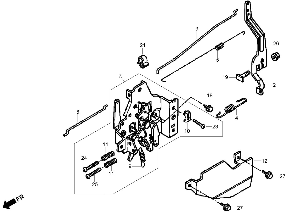 Control Assembly  Honda GXV160UH2 A1T